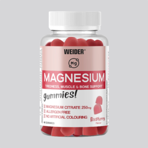 Integratore di Magnesio in caramelle gommose: riduce stanchezza e favorisce la funzione muscolare. Comodo, senza acqua, gusto delizioso